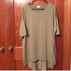 Irma Size L- Lularoe- Light Olive Green