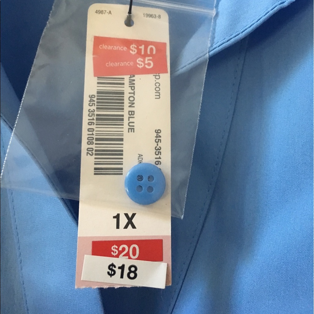Blue button down - Picture 2 of 2