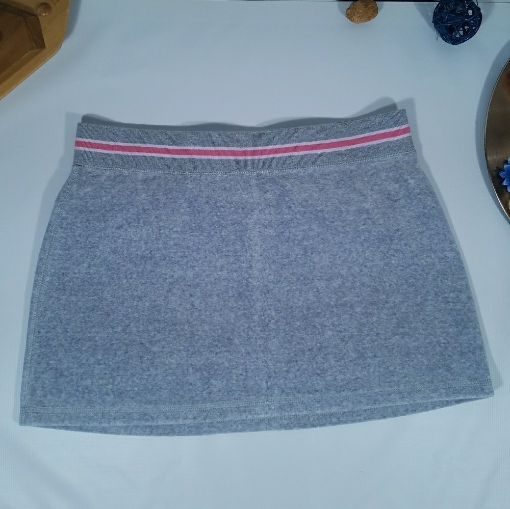 Express Velour Jogger Style Mini Skirt