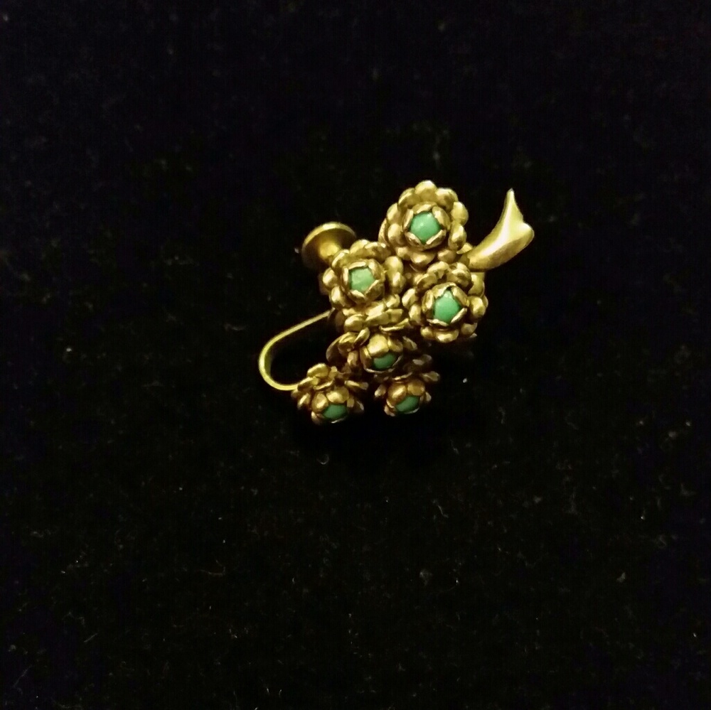 Vintage rare silver earrings