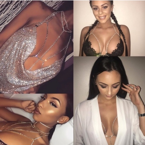 Zara Jewelry - Crystal silver brallette