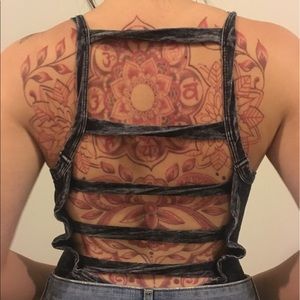 Strappy bodysuit