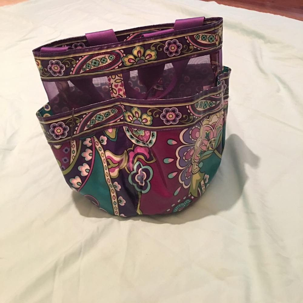 Vera Bradley shower tote