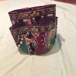 Vera Bradley shower tote