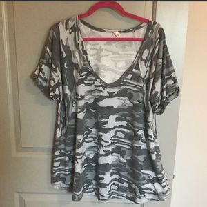 Wish List M/L Camo T Shirt purchased from Botique