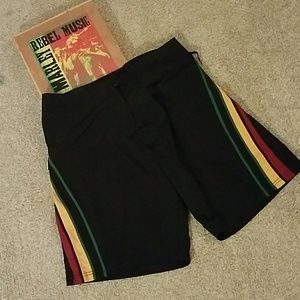 Rasta Board Shorts