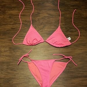 Women's coral bikini