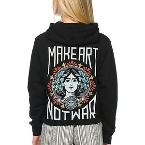 Obey Make Art ◇ Not War Hoodie
