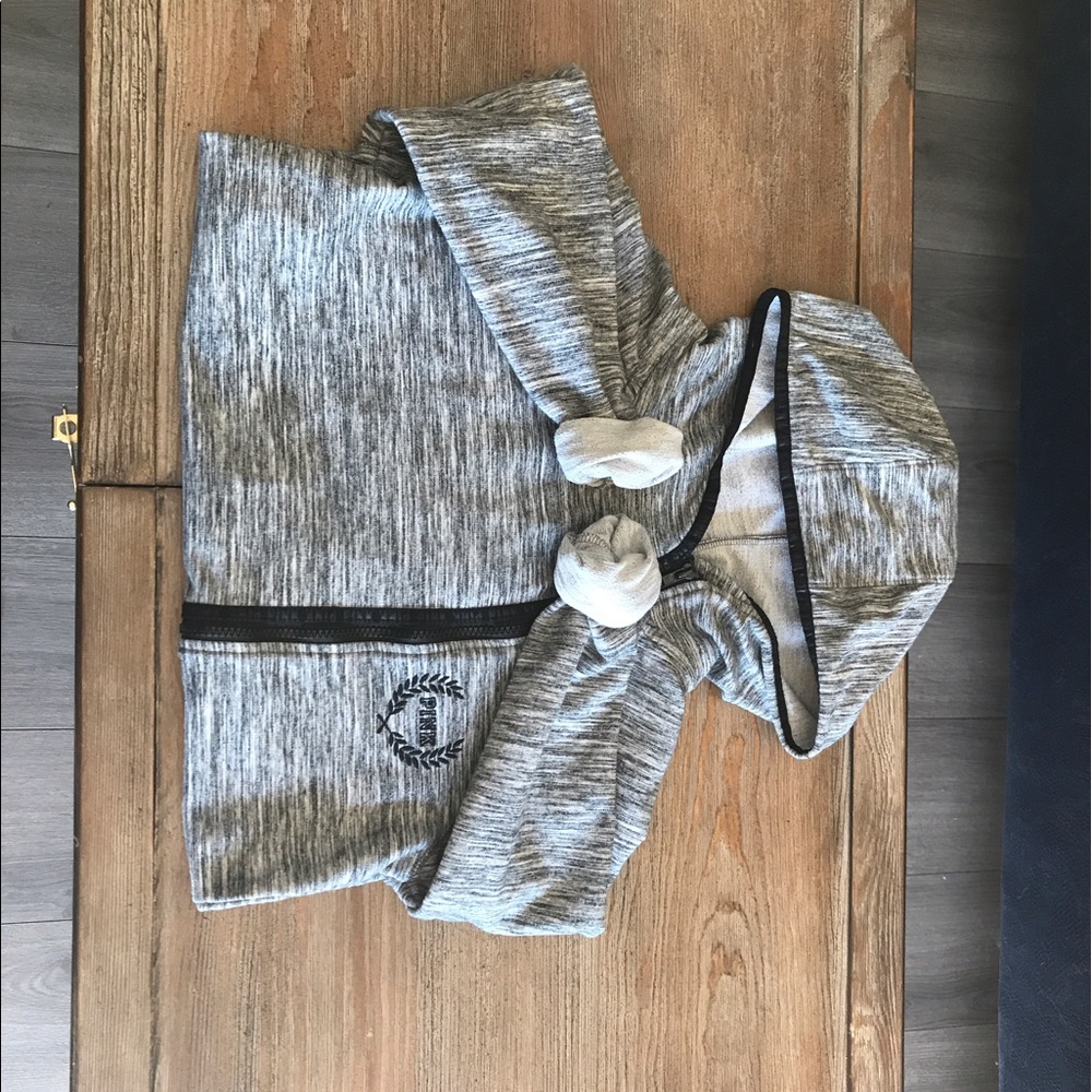 PINK Side Zip Hoodie