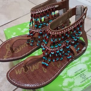 Super cute ankle strap sandal . New!