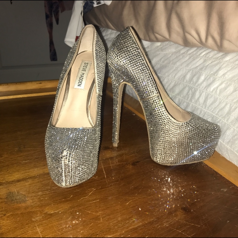 Steve Madden Rhinestone Heels