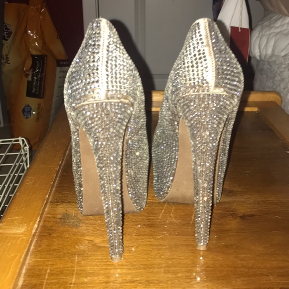 Steve Madden Rhinestone Heels - Picture 2 of 7