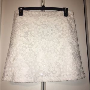 White Mini Skirt