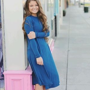 Teal Swing Dress