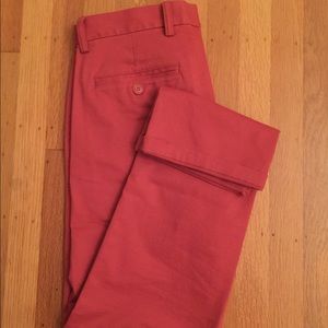 Old Navy Ultimate Slim Red Khakis