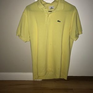 Lacoste Bannana Yellow Polo Shirt