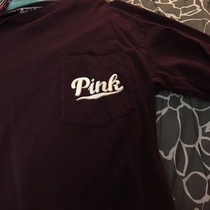 Long sleeved pink by Victoria secret t-shirt