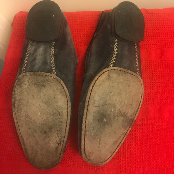 Distressed suede loafer main image 5