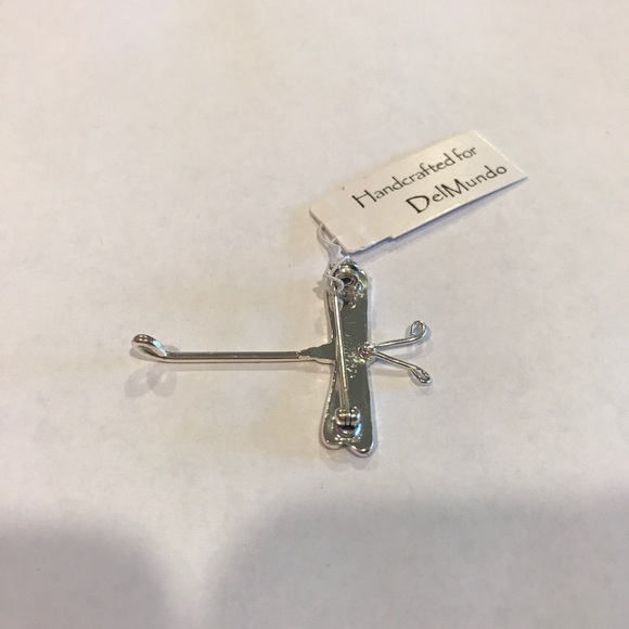 NWT DelMundo Handcrafted Dragonfly Brooch - Picture 3 of 3