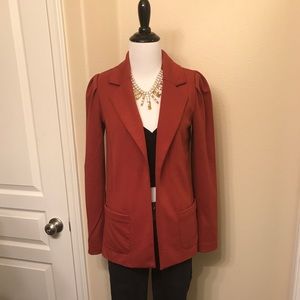 Orange blazer