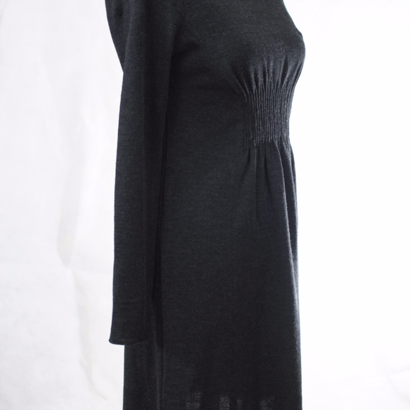 SOLD Ann Taylor Petite Black Wool Dress LongSleeve - Picture 7 of 8