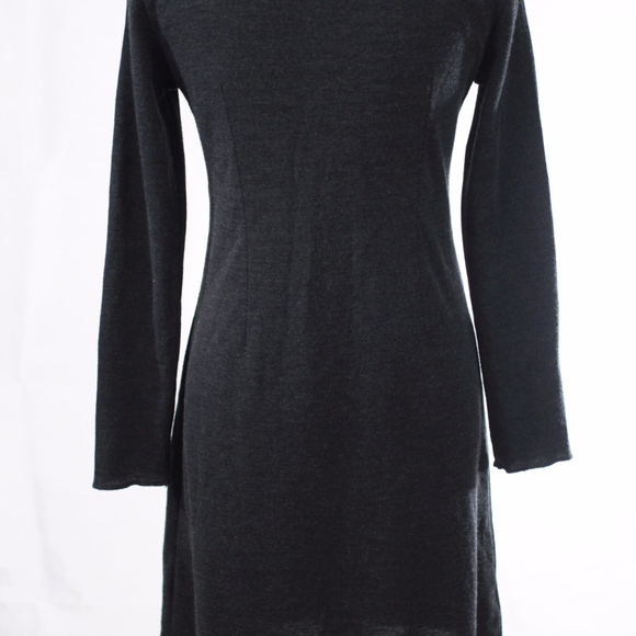 SOLD Ann Taylor Petite Black Wool Dress LongSleeve - Picture 8 of 8