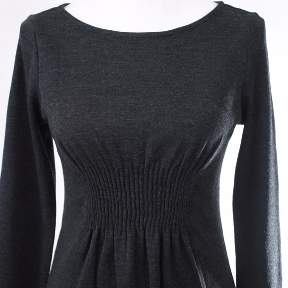 SOLD Ann Taylor Petite Black Wool Dress LongSleeve - Picture 5 of 8