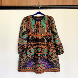 Antik Batik 100% Silk Dress -Size 4/5 US - NWT!