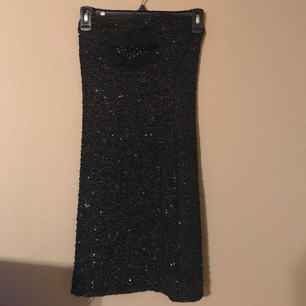 Black tight dress