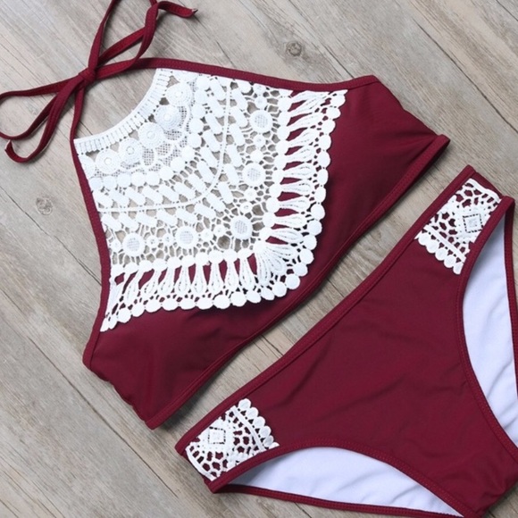 🌹LASTCHANCE🌹Crochet Halter Bikini - Picture 7 of 8