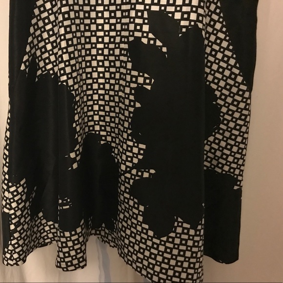 NWT Black & White Vince Camuto silk dress - Picture 5 of 7