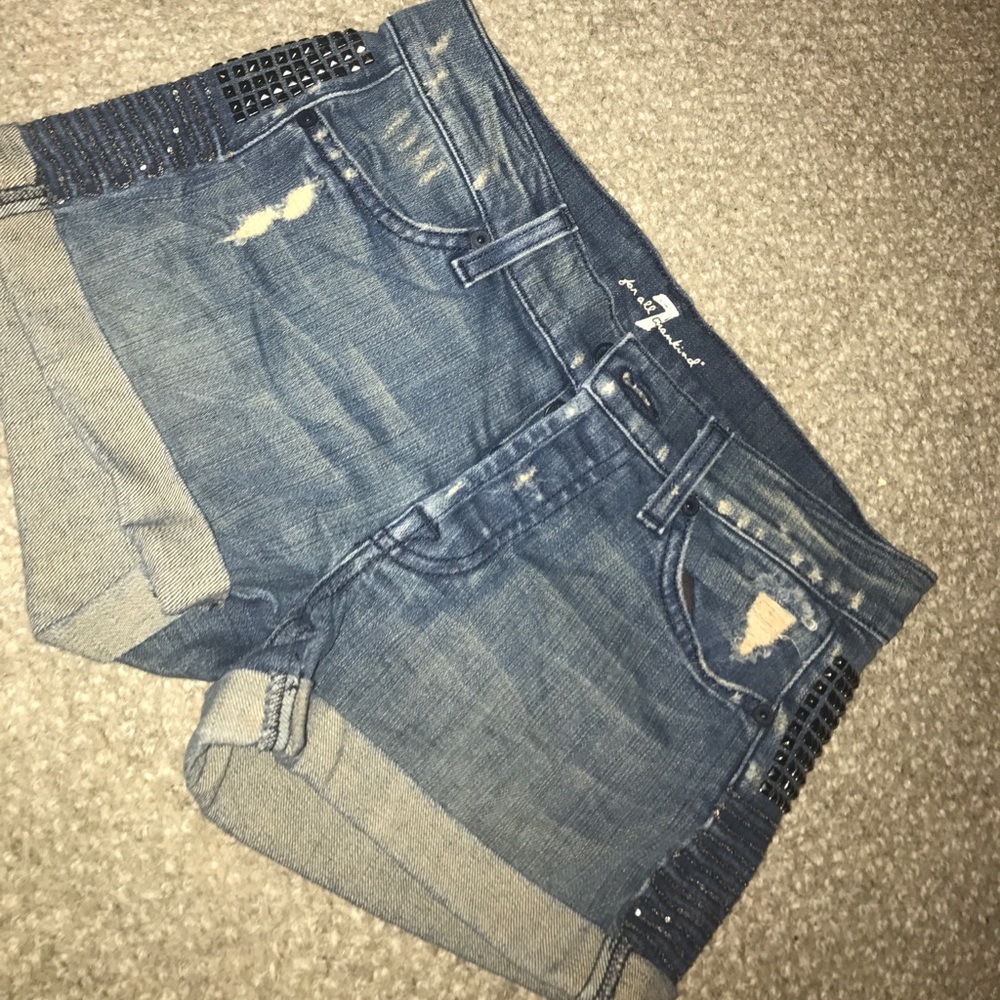 7 For All Mankind jean shorts
