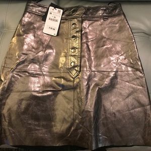 Zara Leather Skirt NWT