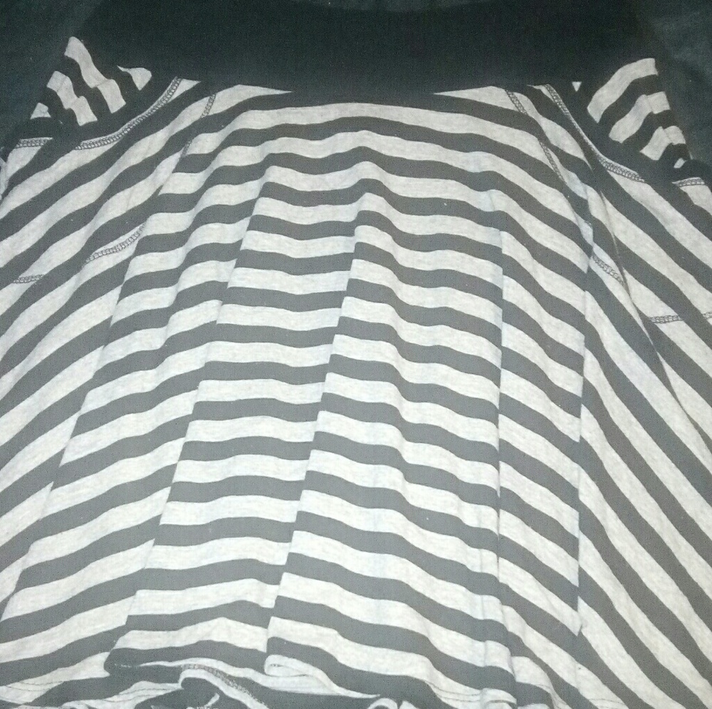 Black And Grey Short Skirt 2XL
