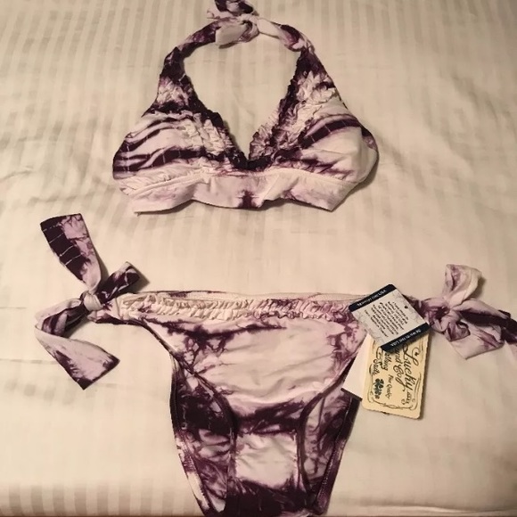 Lucky brand bikini tie dye summer lovin - Picture 1 of 8