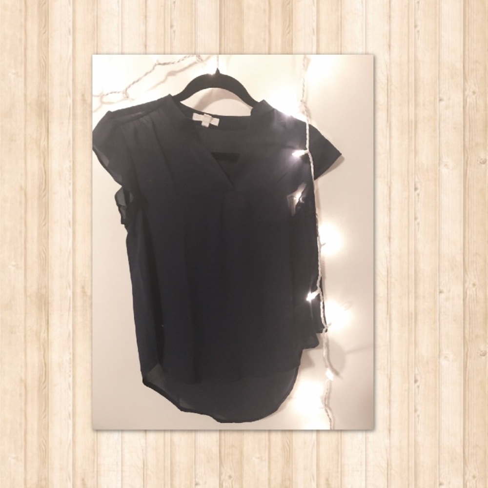 Navy blouse