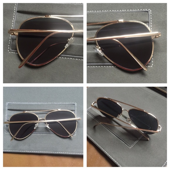 Adorable Two Colored face Aviators Sunglasses - Picture 3 of 8