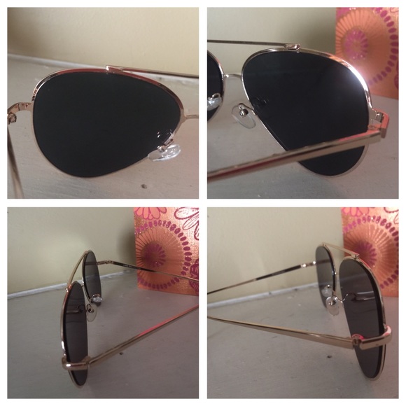 Adorable Two Colored face Aviators Sunglasses - Picture 5 of 8