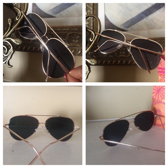 Adorable Two Colored face Aviators Sunglasses - Picture 6 of 8