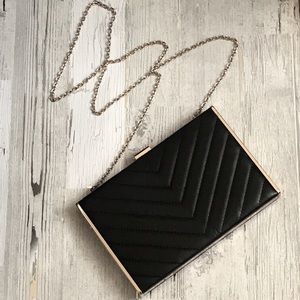 Marciano Chevron Quilted Clutch