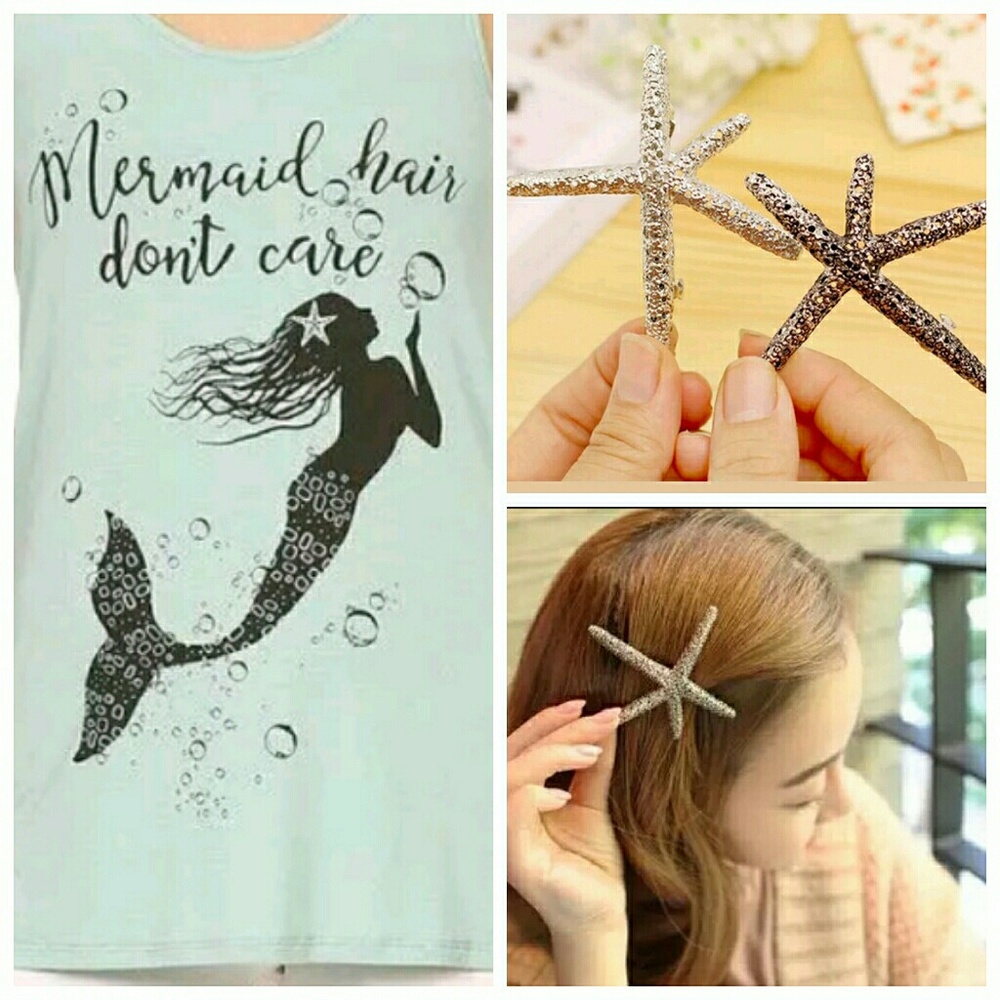 Mermaid Starfish Beach Star Hair Clip Barrett