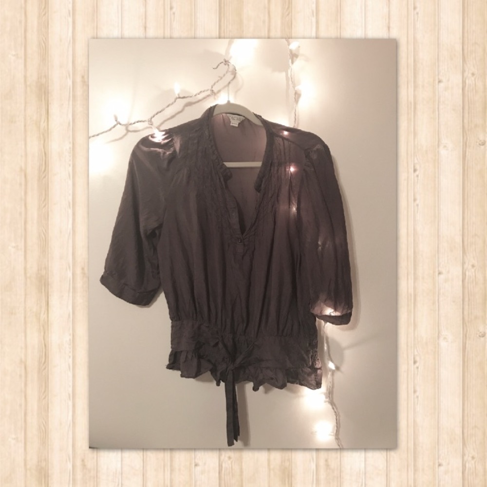 Dark grey blouse
