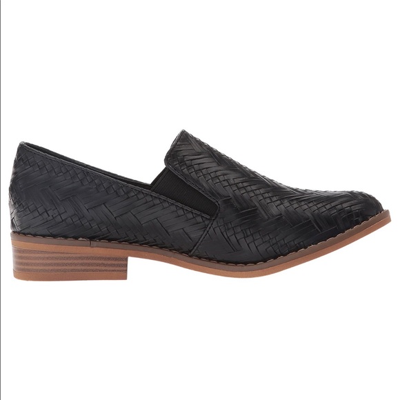 Black Matte Woven Loafers - Picture 4 of 4