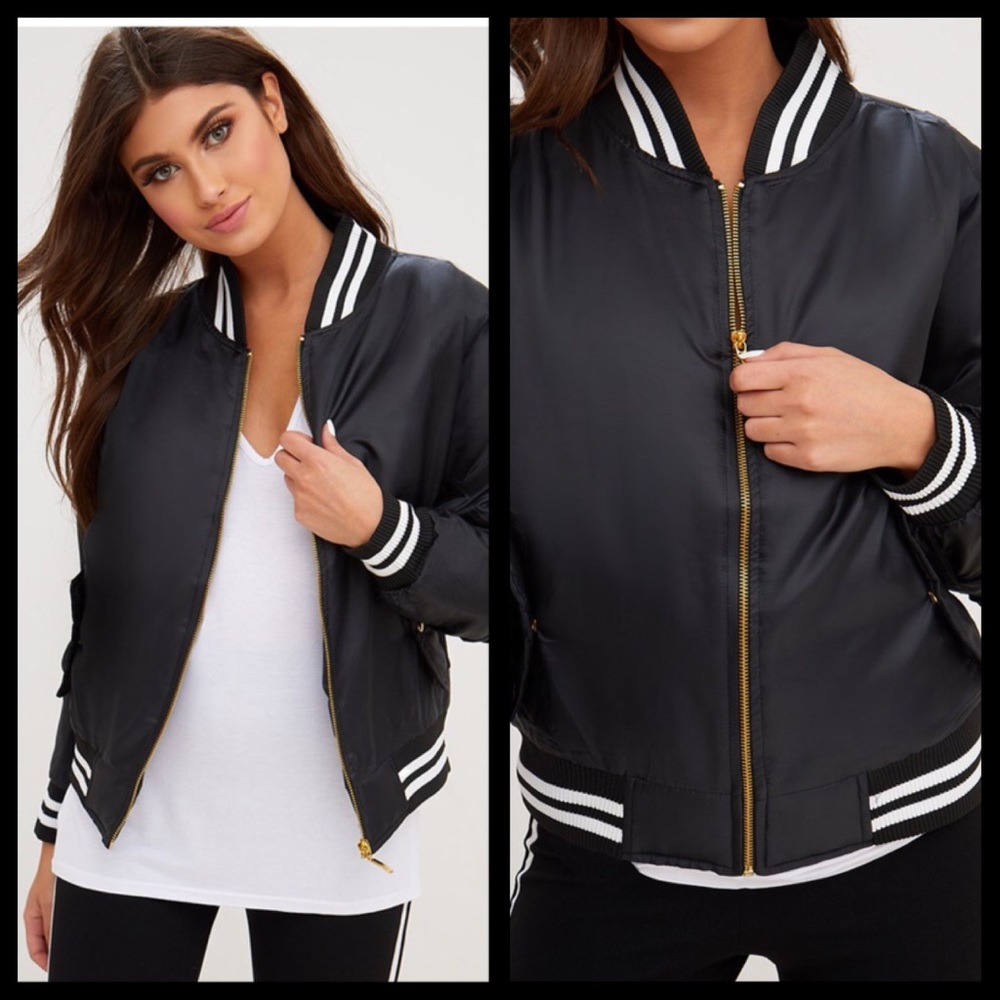 ⭐️Bomber Soft Satin Light Jacket Pink/Blush🌹 - Picture 2 of 6