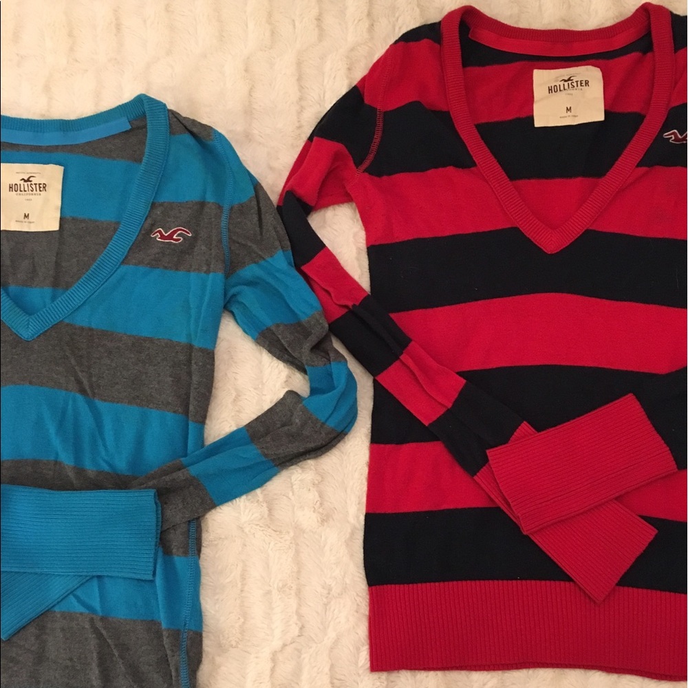 Striped Hollister sweaters