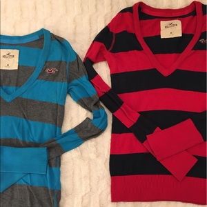 Striped Hollister sweaters