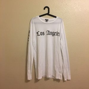 White Long Sleeve T shirt from H & M