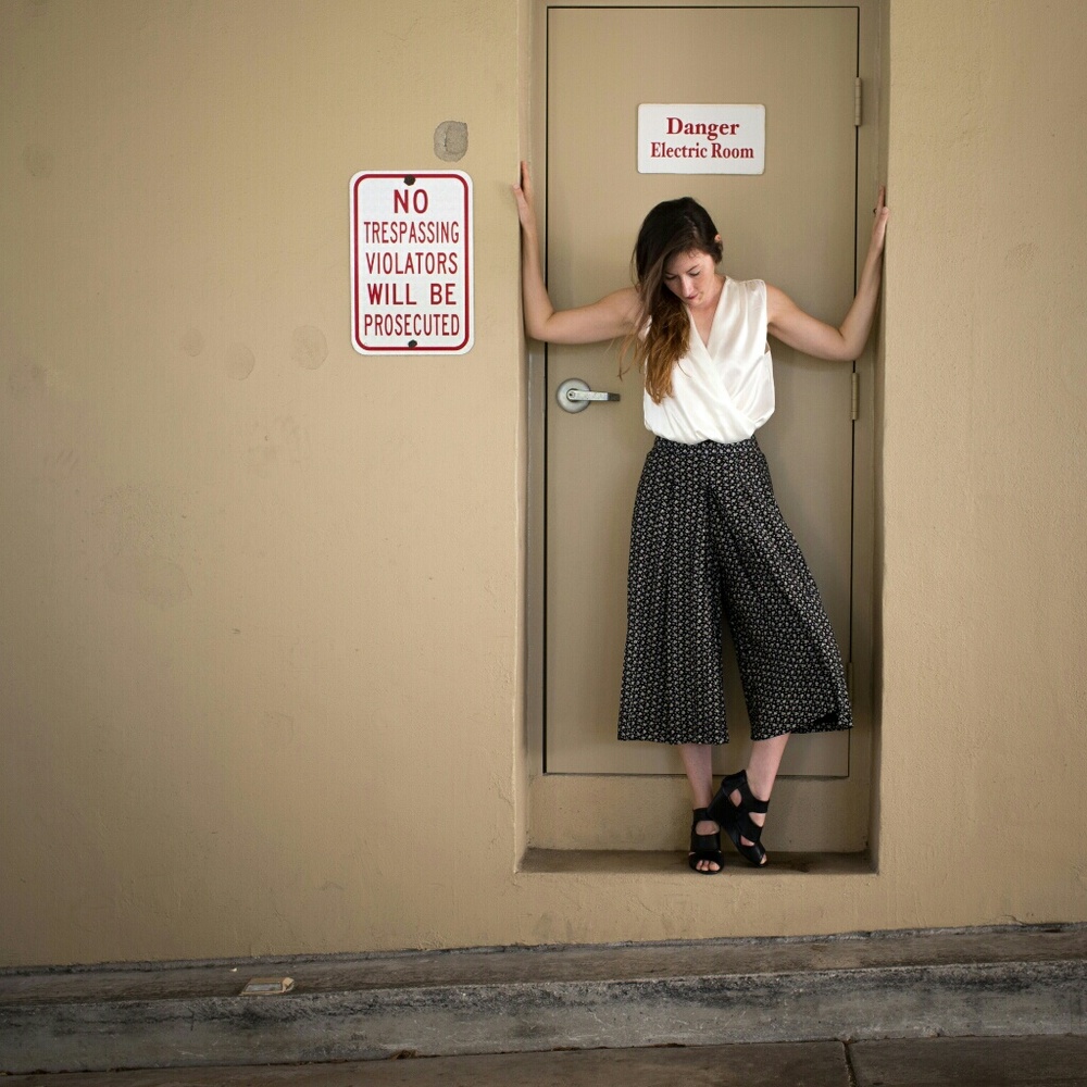 Vintage 80's Printed Culottes