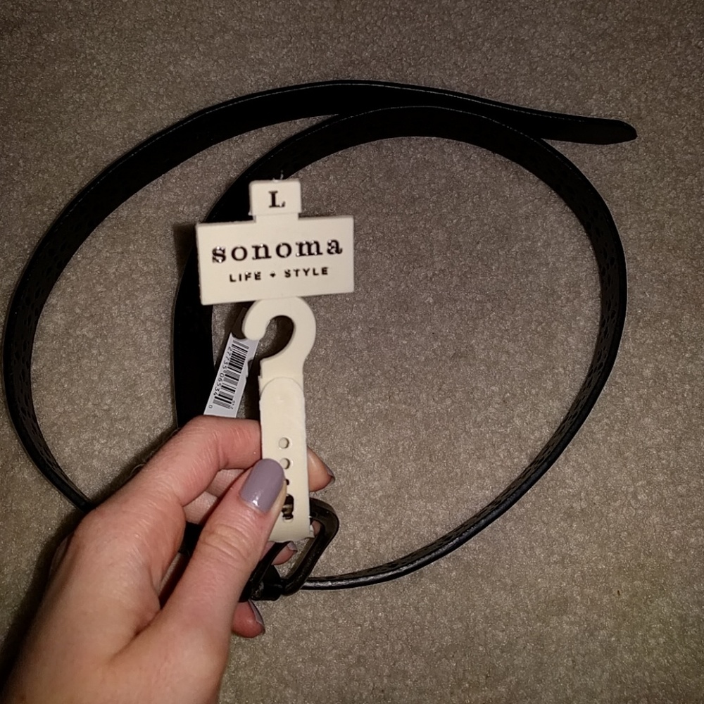 Laser Cut Black Belt