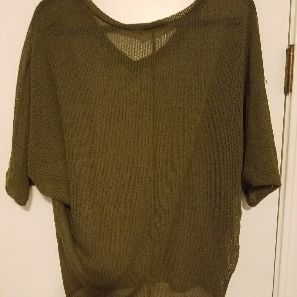 Olive green knit Sweater